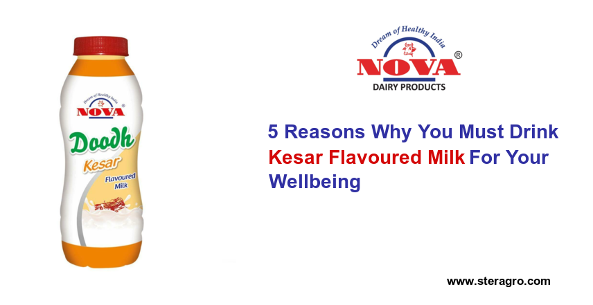 Kesar Flavoured Milk