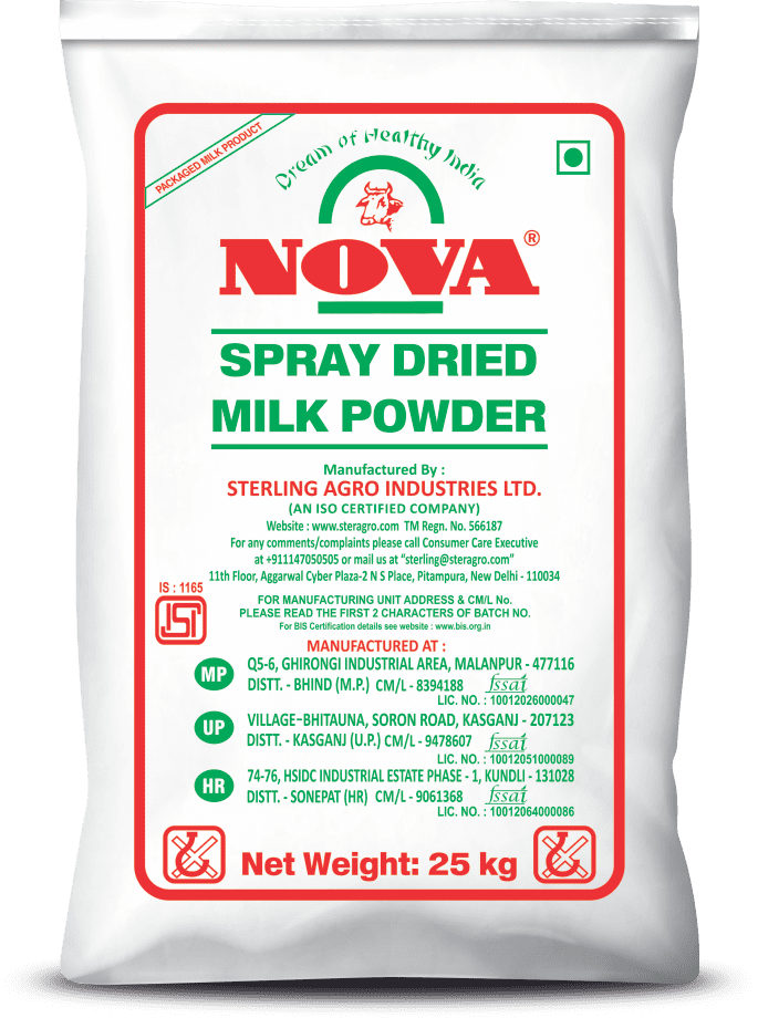 nova spray dried milk powder